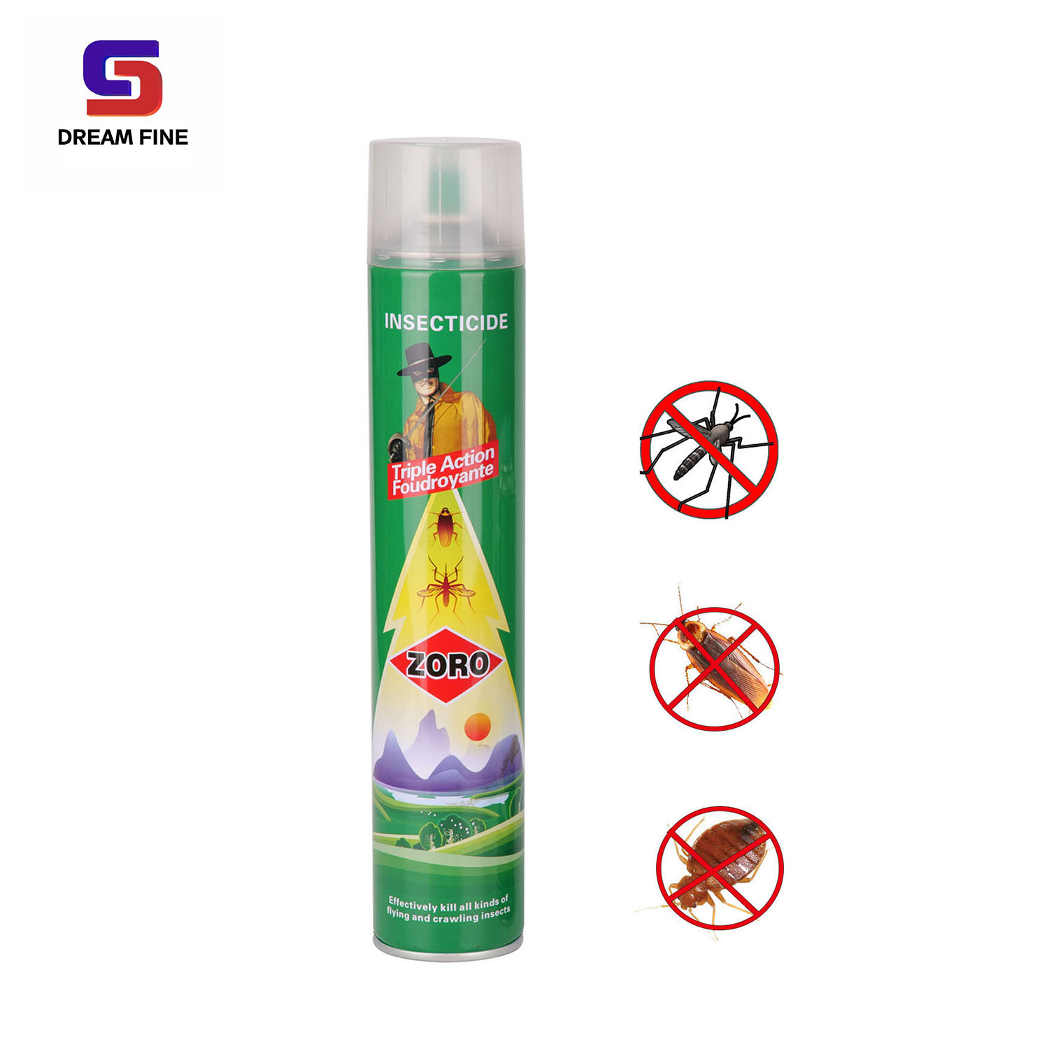 Indoor Multi Insect Killing Fast Mosquito Killer Anti Bed Bugs Aerosol Spray Insecticide Spray